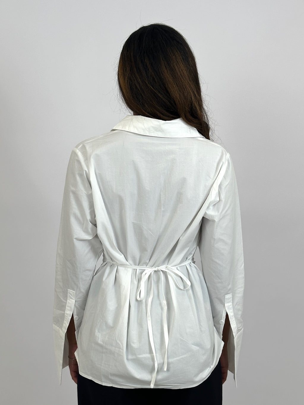 SNATCHED BLOUSE WHITE