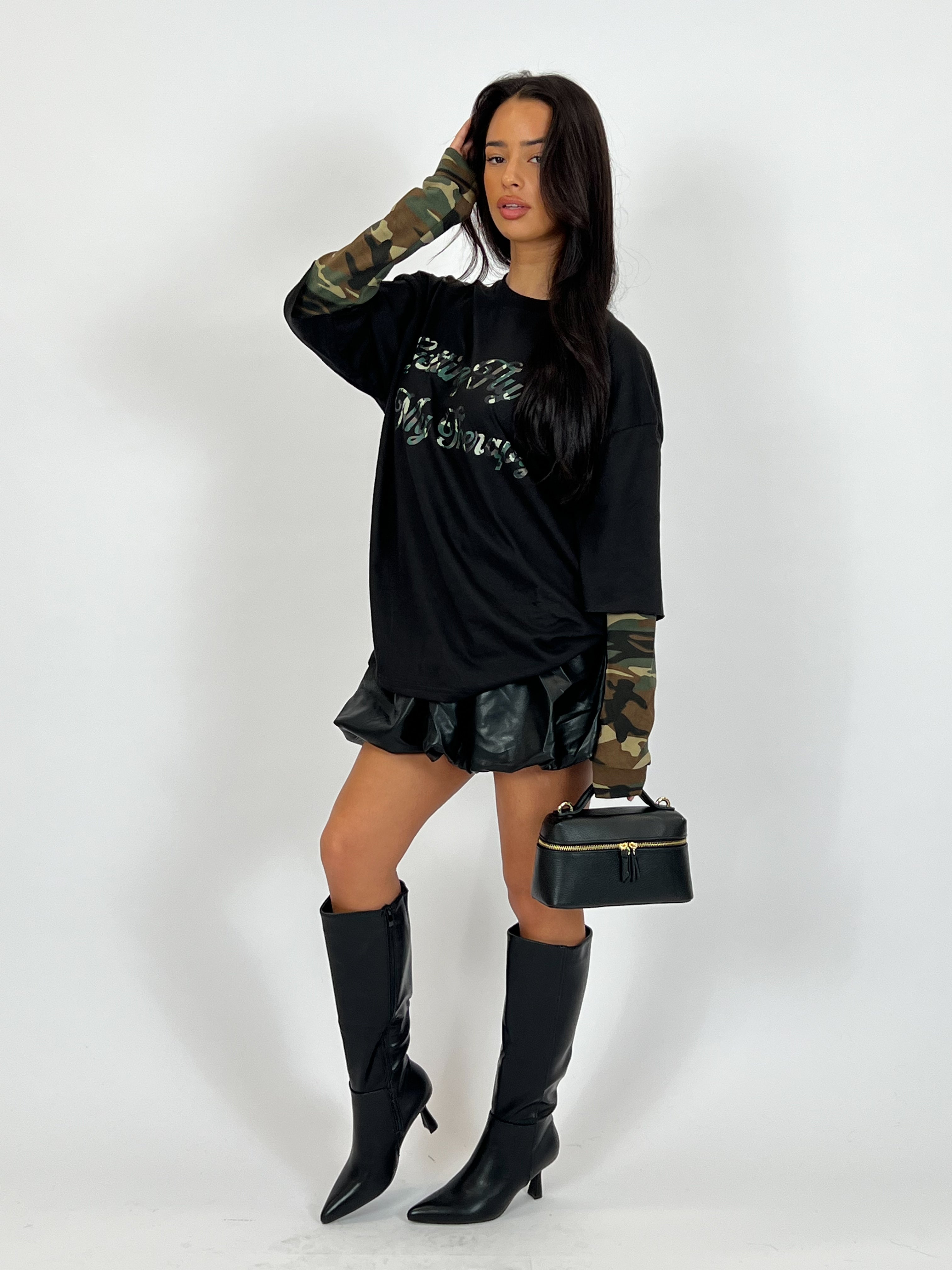 GETTING FLY LONGSLEEVE BLACK/ARMY