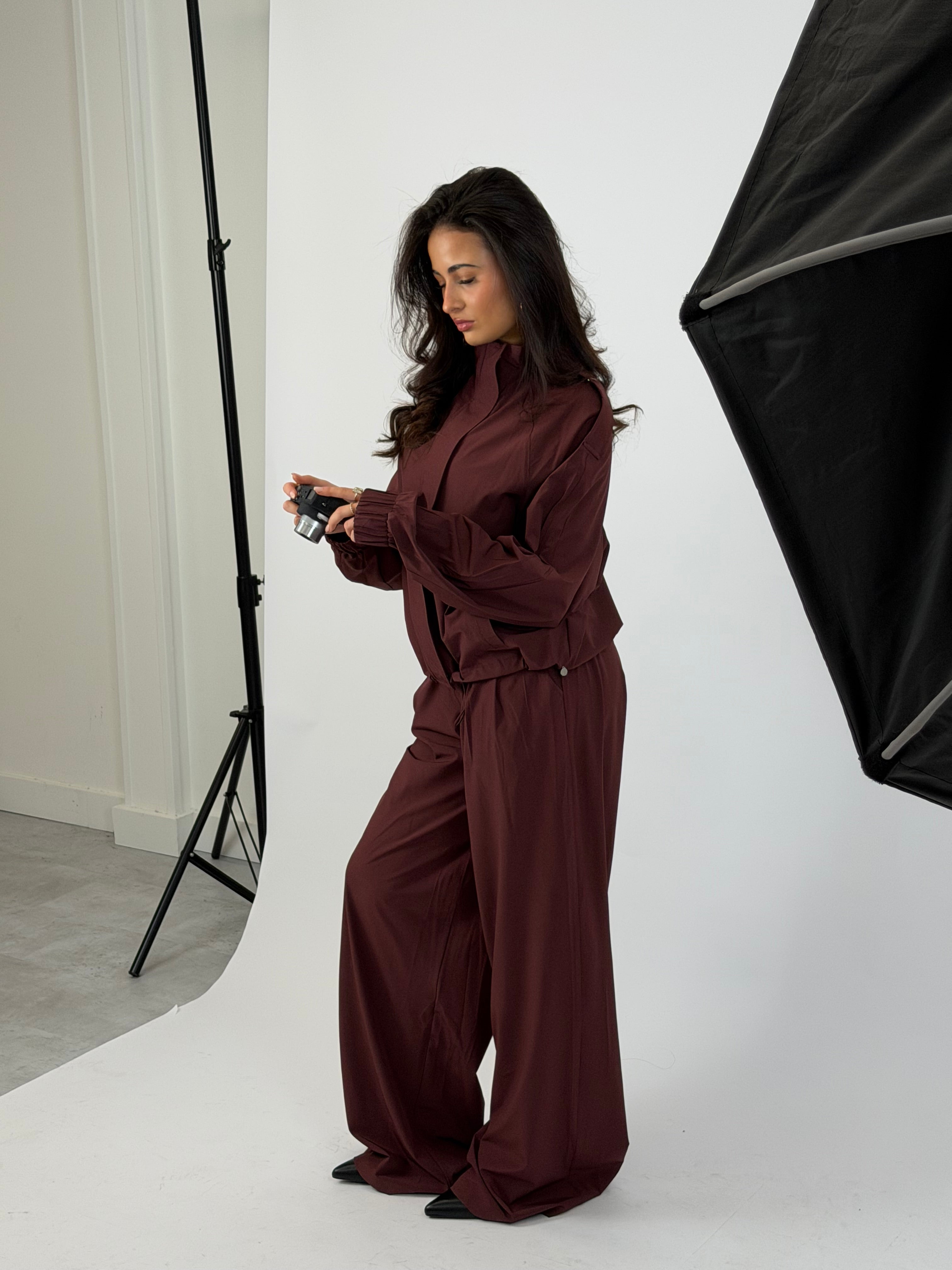 SHELLEY TRACKSUIT BORDEAUX