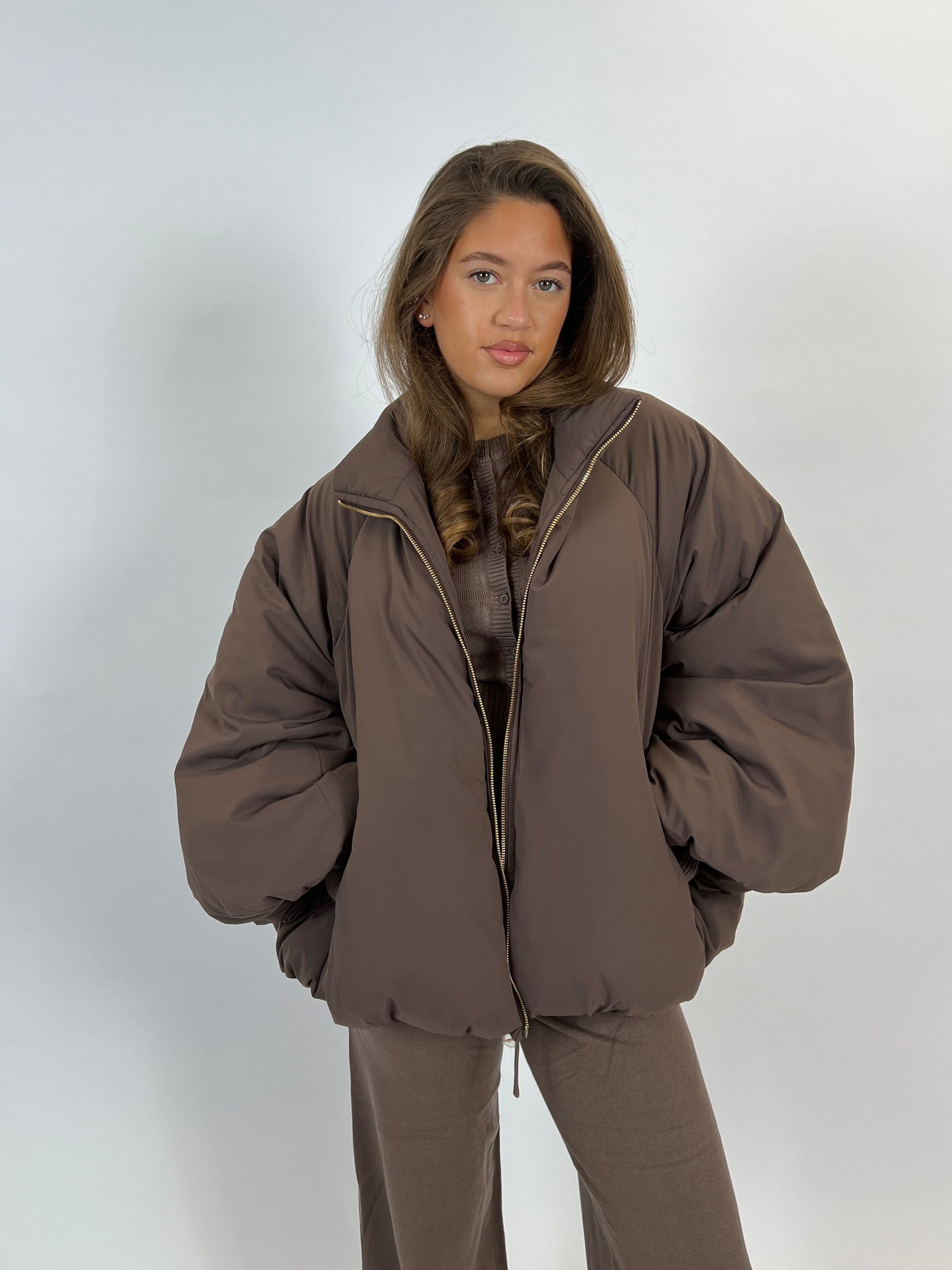 PUFFY DAWN JACKET TAUPE