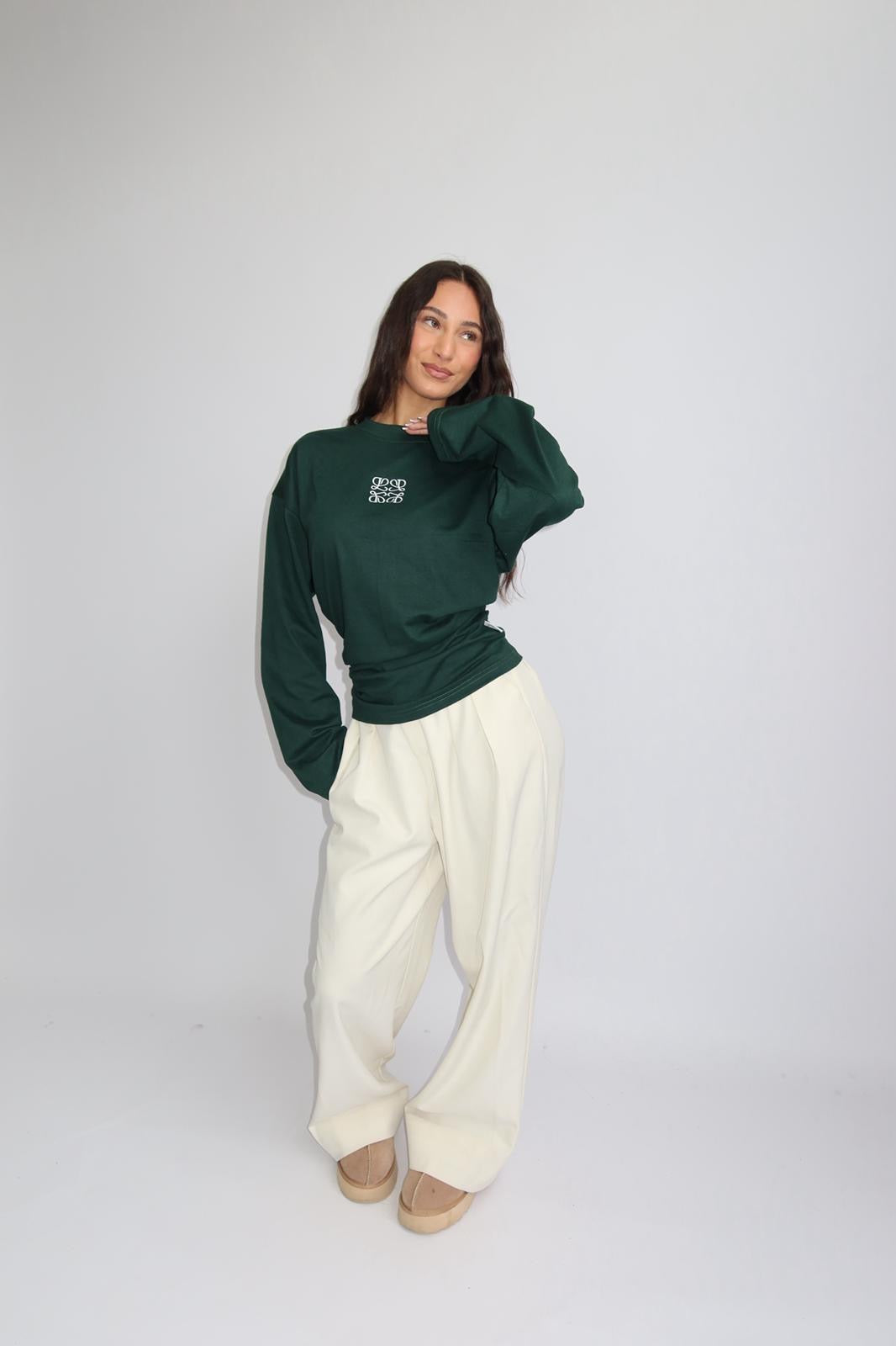 PRIORITY SNATCHED LONGSLEEVE GREEN