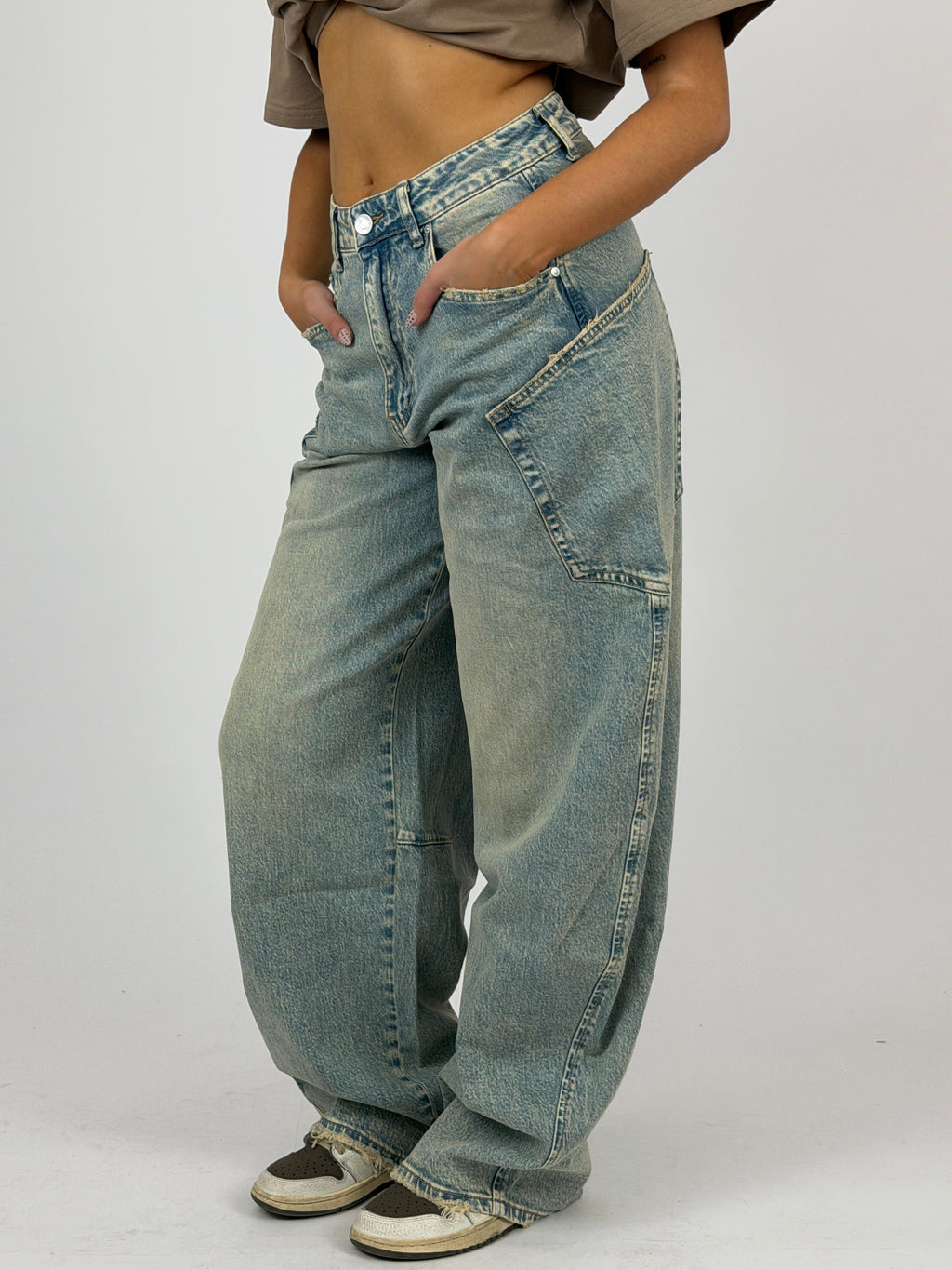 BALLOON FIT STRETCH CARGO LIGHT VINTAGE