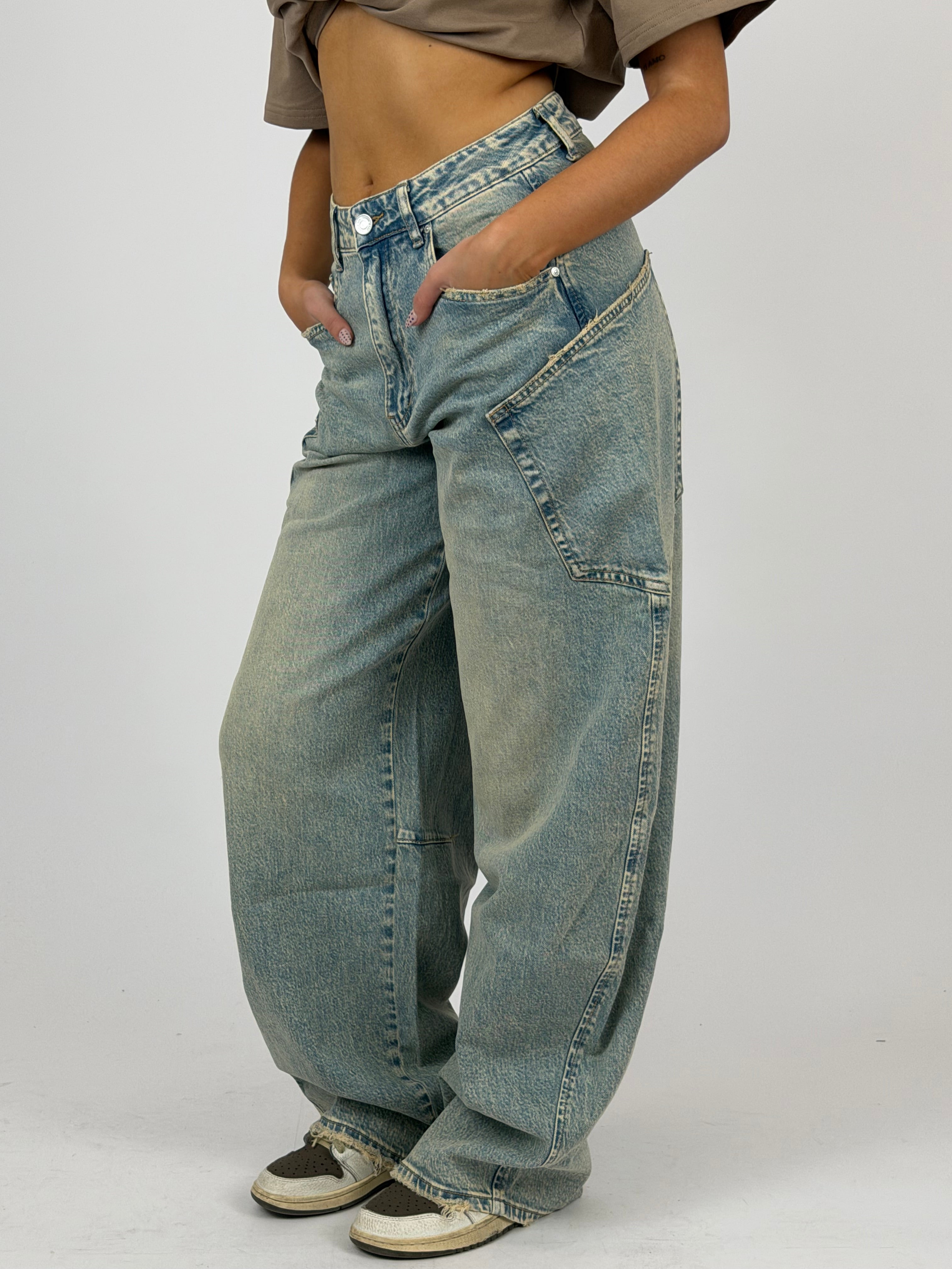 BALLOON FIT STRETCH CARGO LIGHT VINTAGE