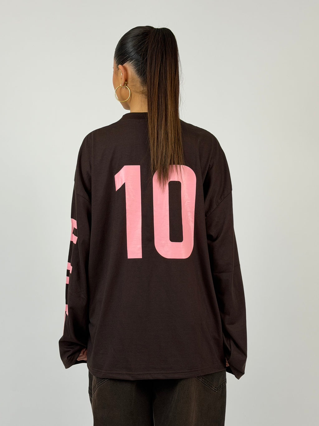 FFF LONGSLEEVE BROWN/PINK