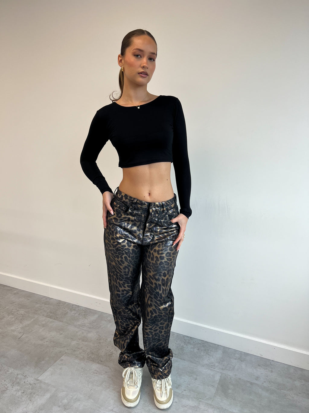 1079 LIMITIERTE LEOPARD-JEANS