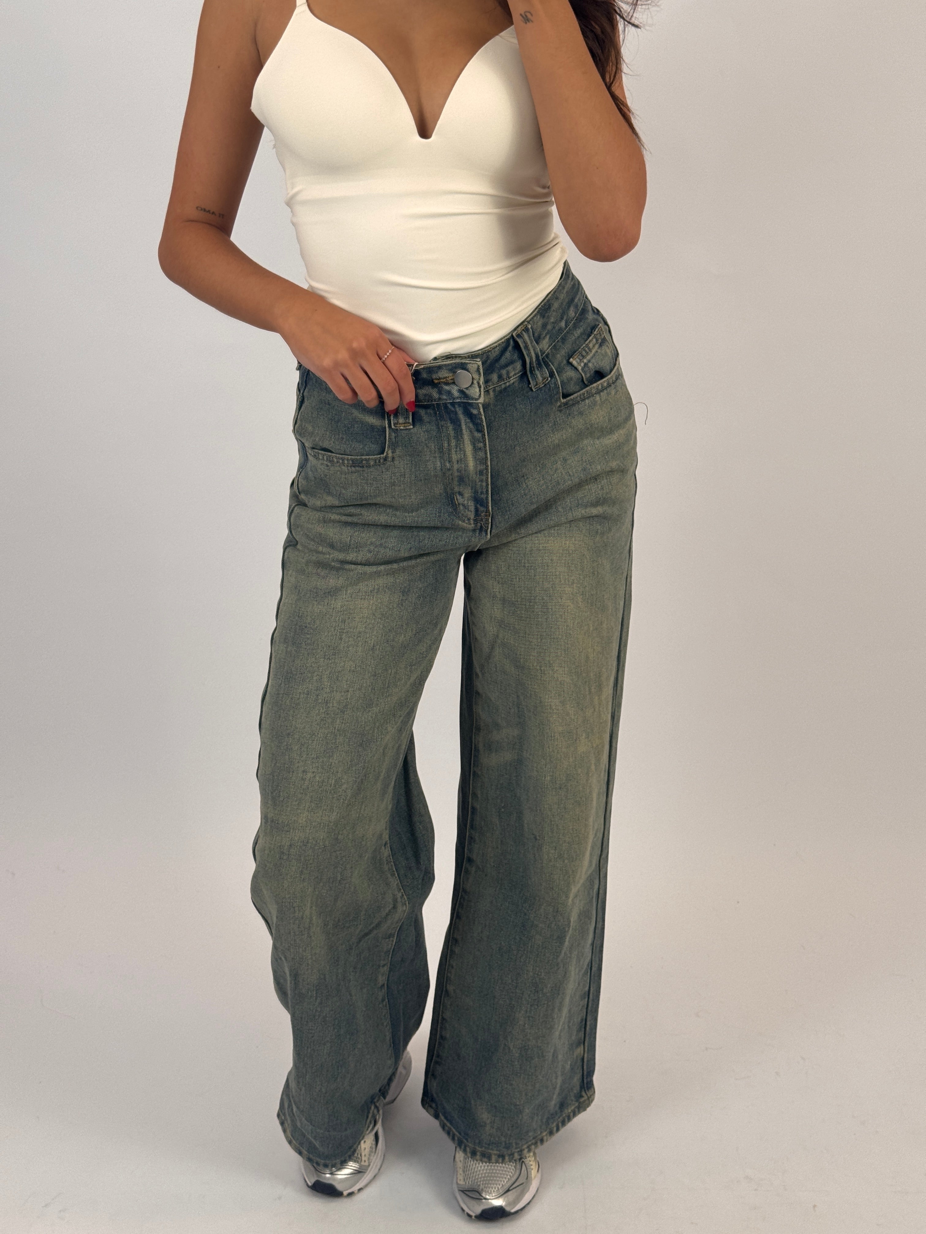 PETITE VINTAGE BLUE JEANS SIZE S