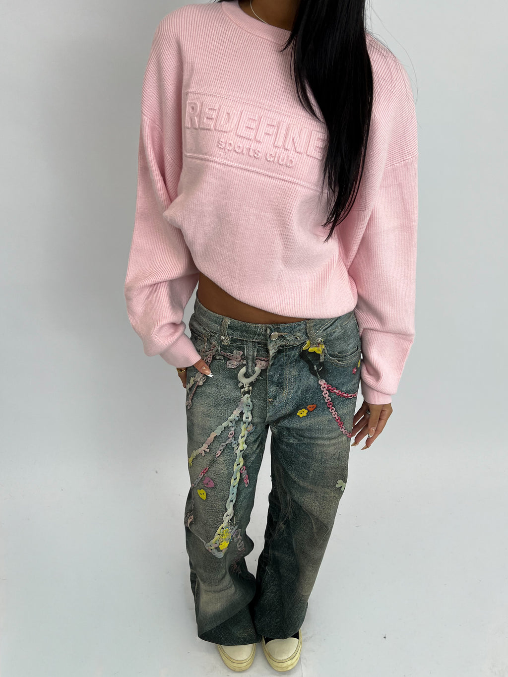 REDEFINED RIBBED KNIT PINK