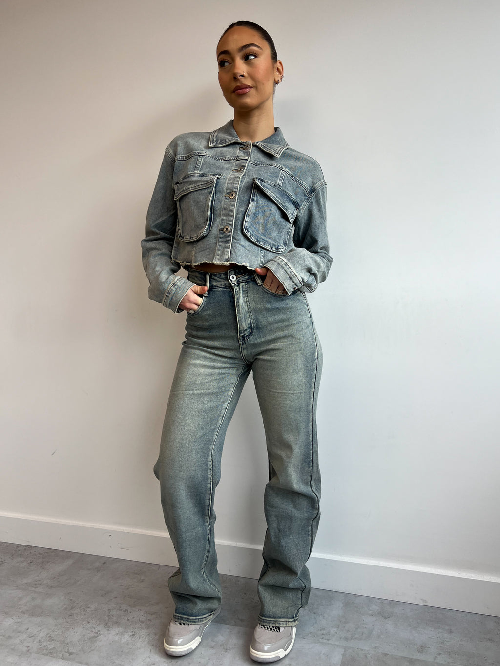 VINTAGE-WASCH-JEANSJACKE