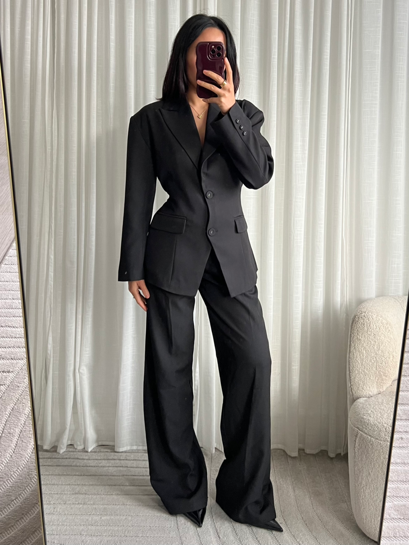 PERFECT MID WAIST PANTALON BLACK