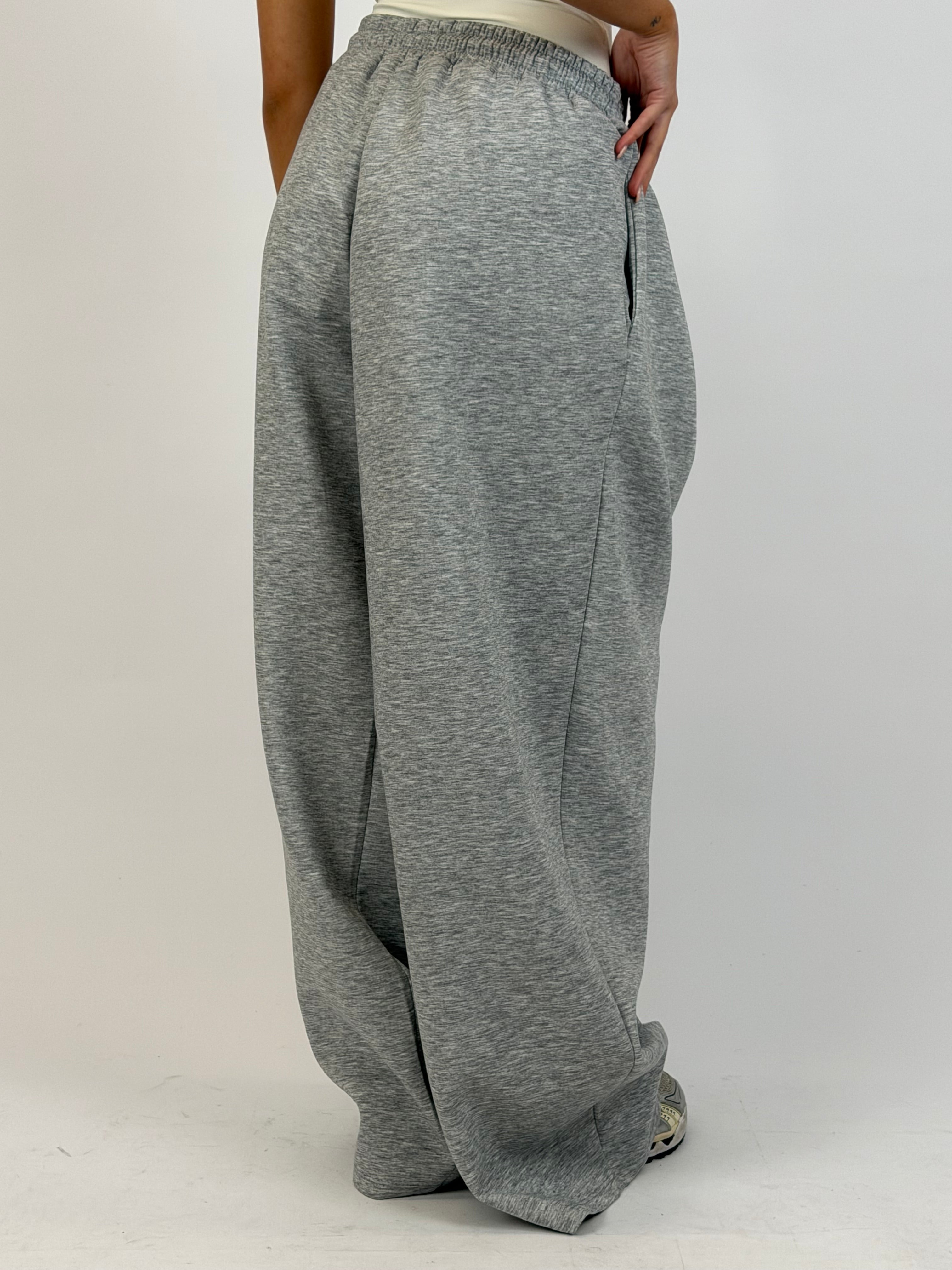 PLEATED JOGGER GREY