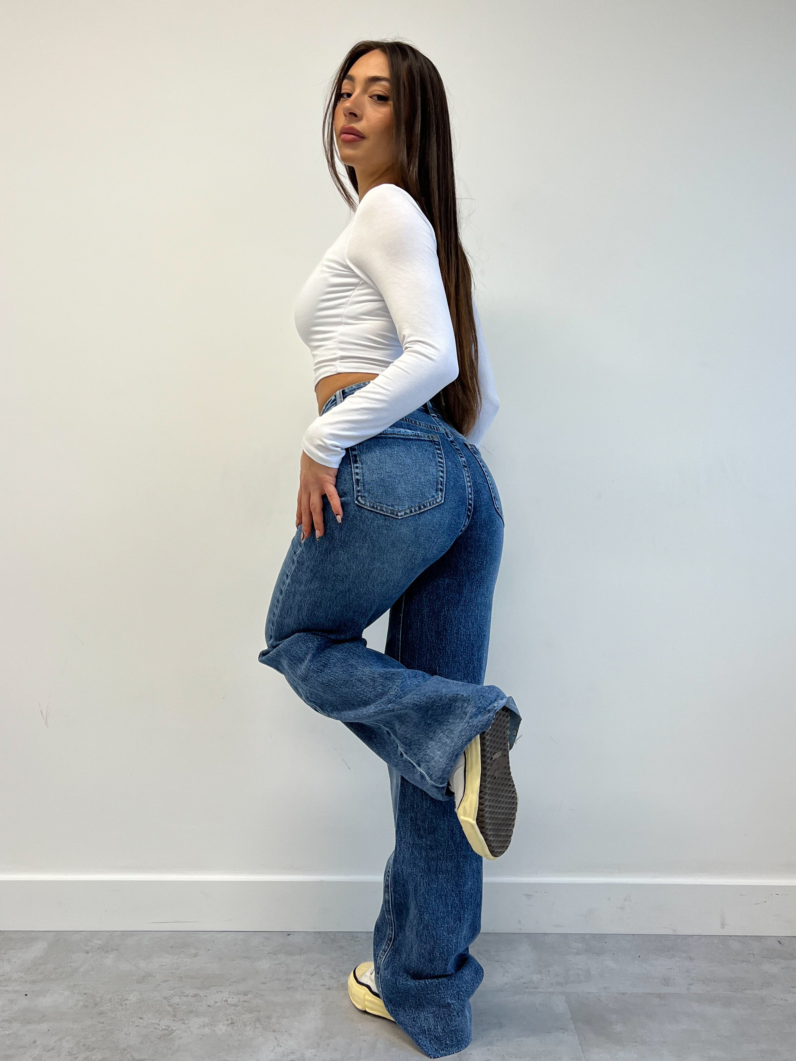 3636 BLUE TALL STRETCH JEANS DARK BLUE