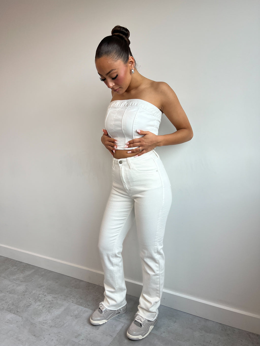 1961 CREAM STRETCH STRAIGHT LEG