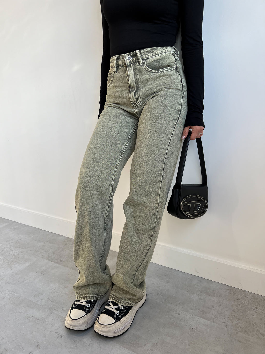 STRAIGHT LEG GREEN WASH