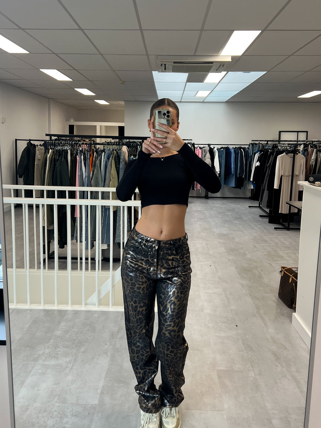 1079 LIMITIERTE LEOPARD-JEANS