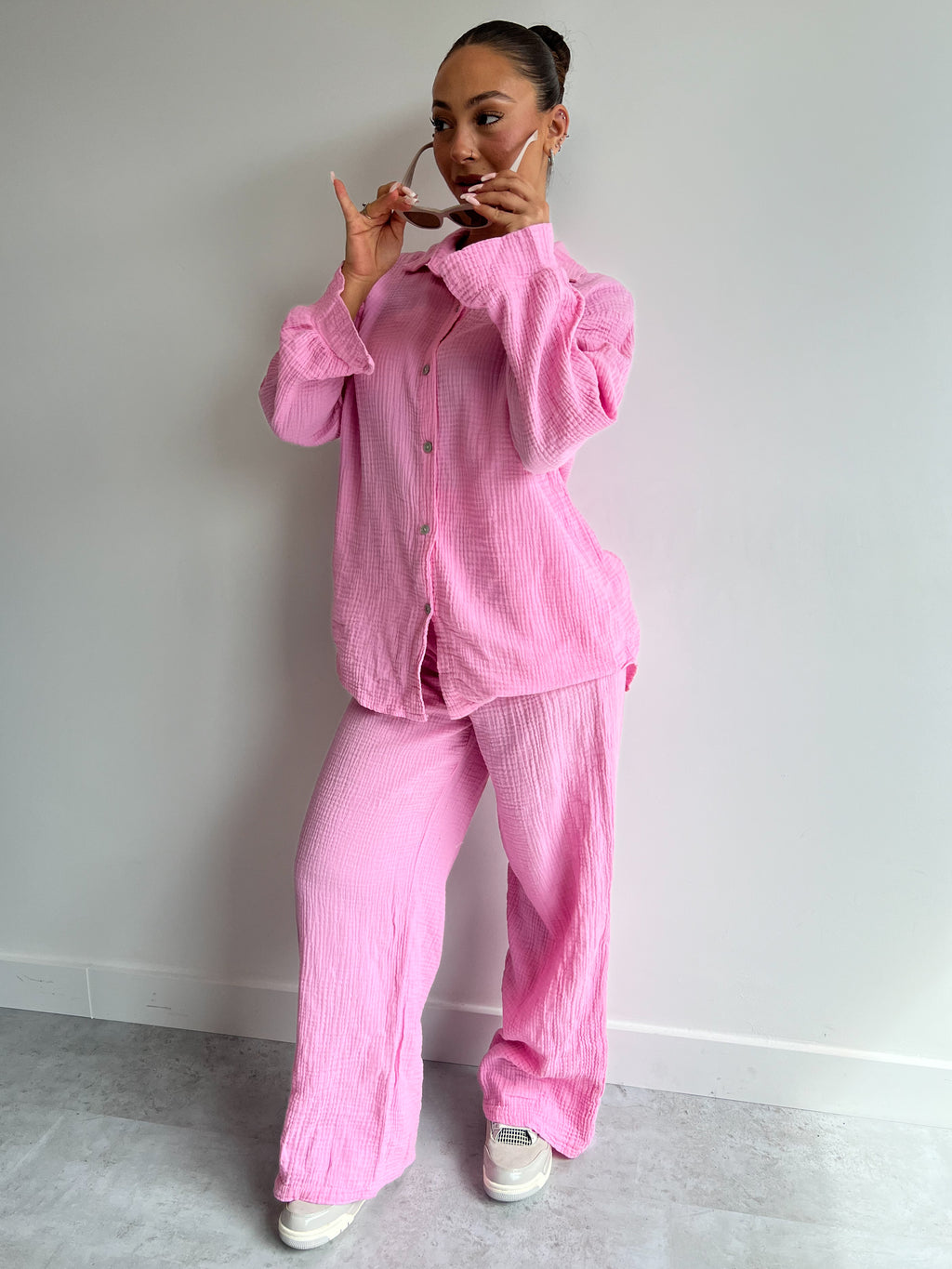 MUSTHAVE LINEN SET PINK