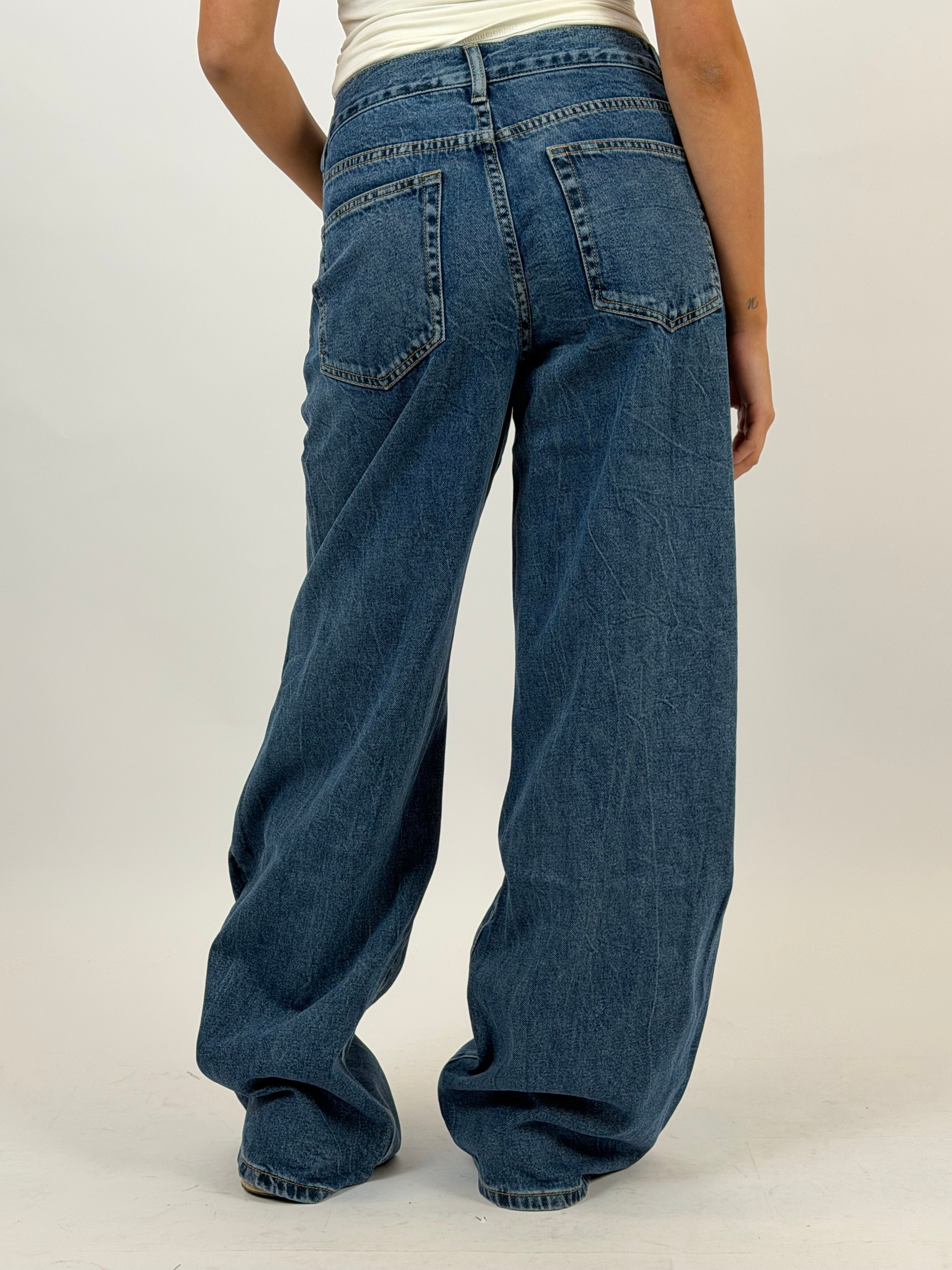 PERFECT WIDE LEG BLUE