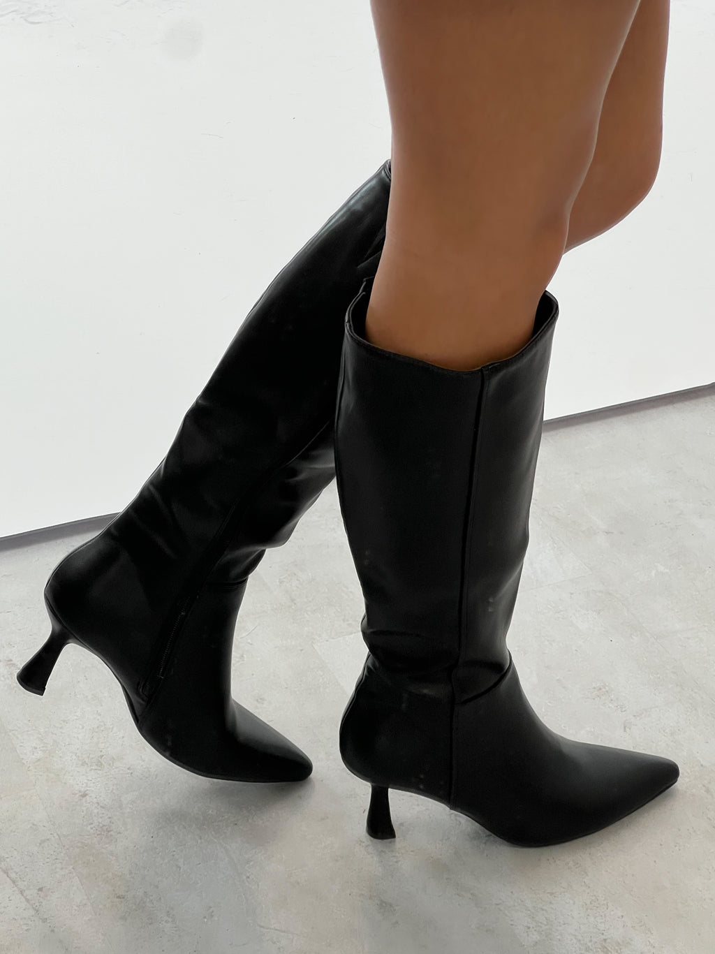 THAT GIRL PU LEATHER BOOTS