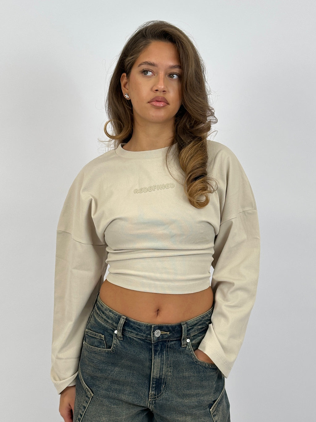 SNATCH SWEAT LONGSLEEVE BEIGE
