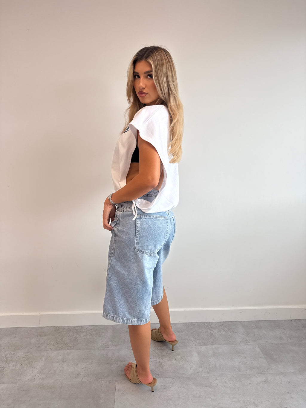 BASEBALL LOOSE TOP WHITE