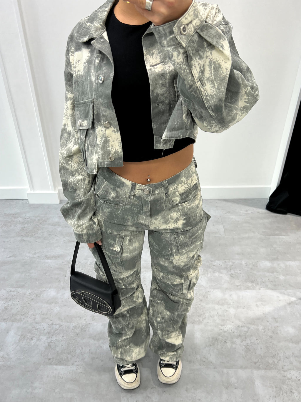 VON ATTICO INSPIRIERTE CAMO-HOSE 2.0