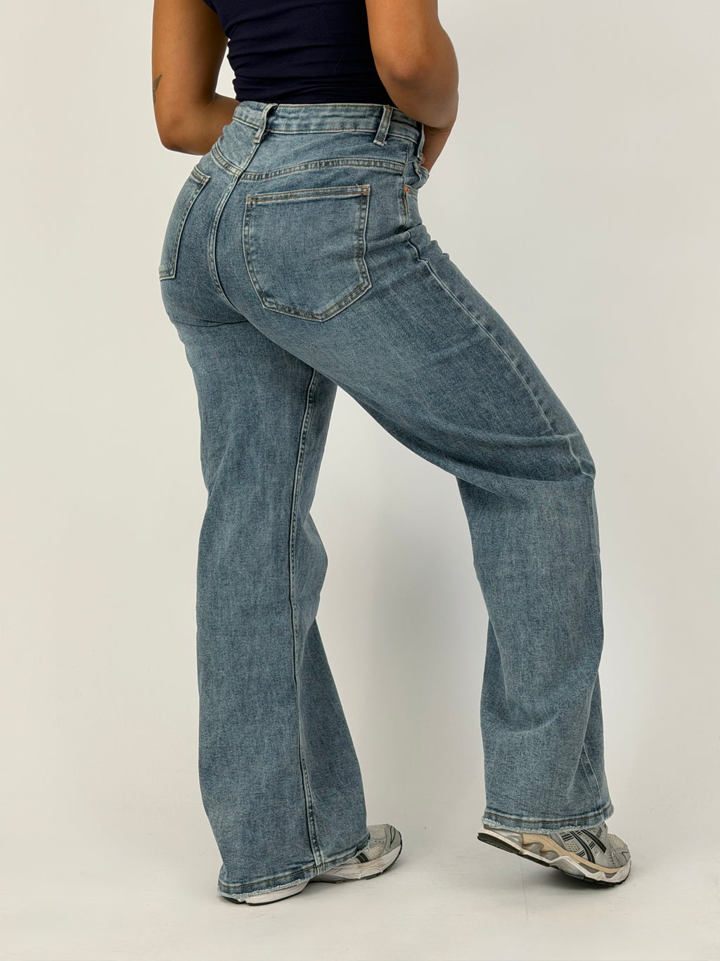 ASLI ASYMMETRIC WIDE LEG BLUE H850-1