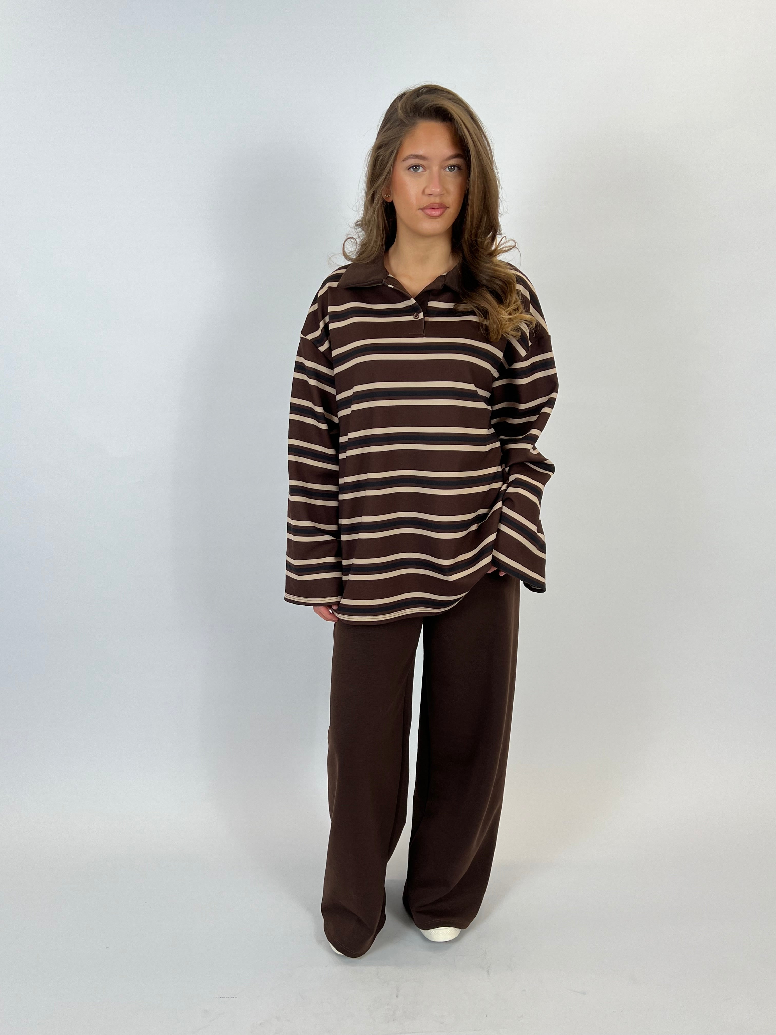 POLO COMFY SET CHOCO