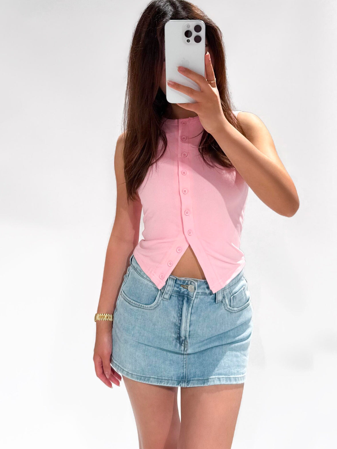 SOLANGE CARDIGAN TOP PINK