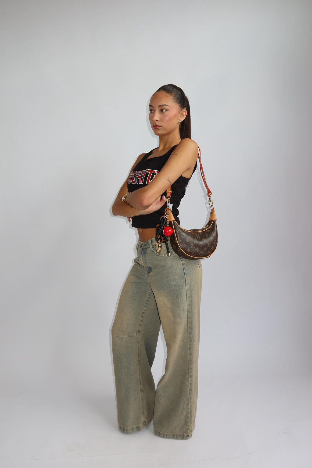 PRIORITY LOOSE TANK BLACK