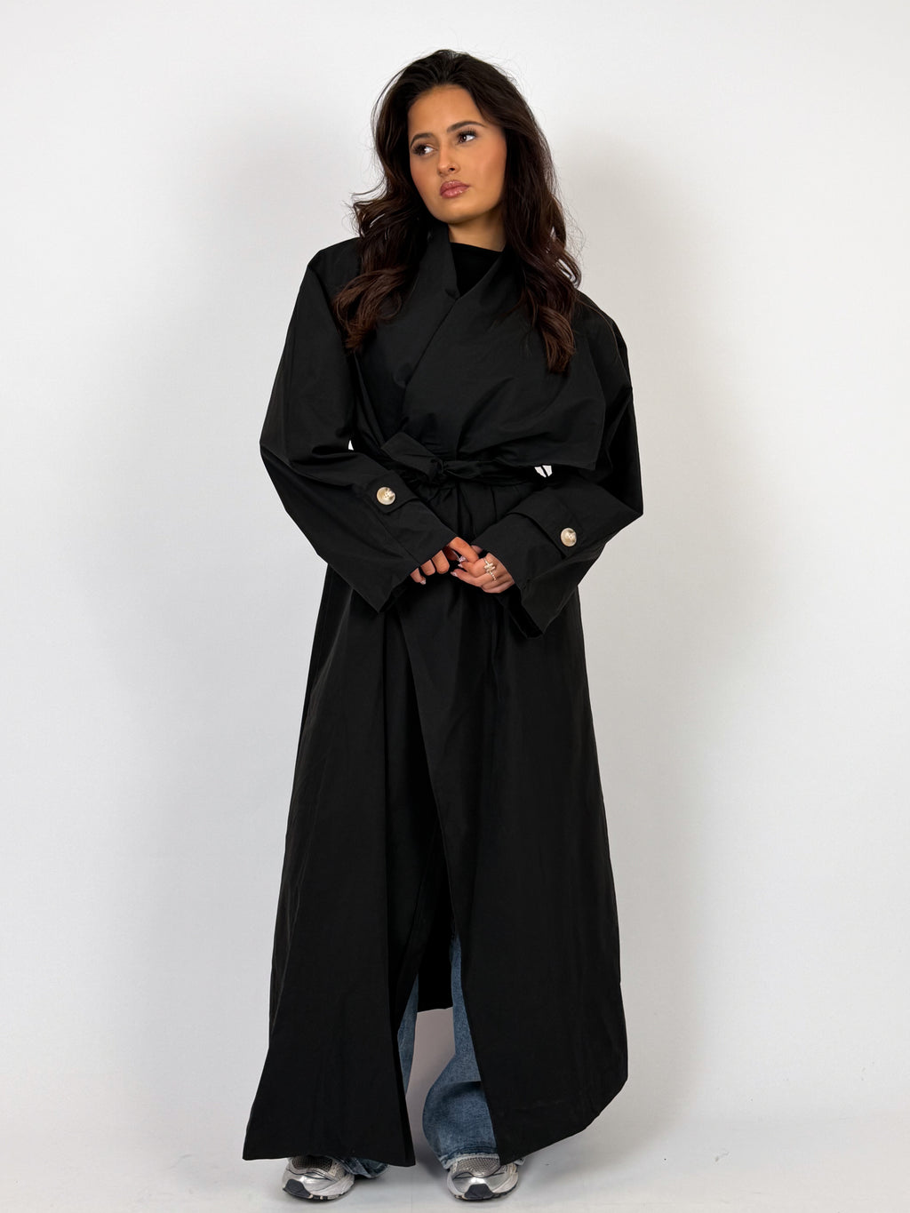 TINA TRENCH BLACK