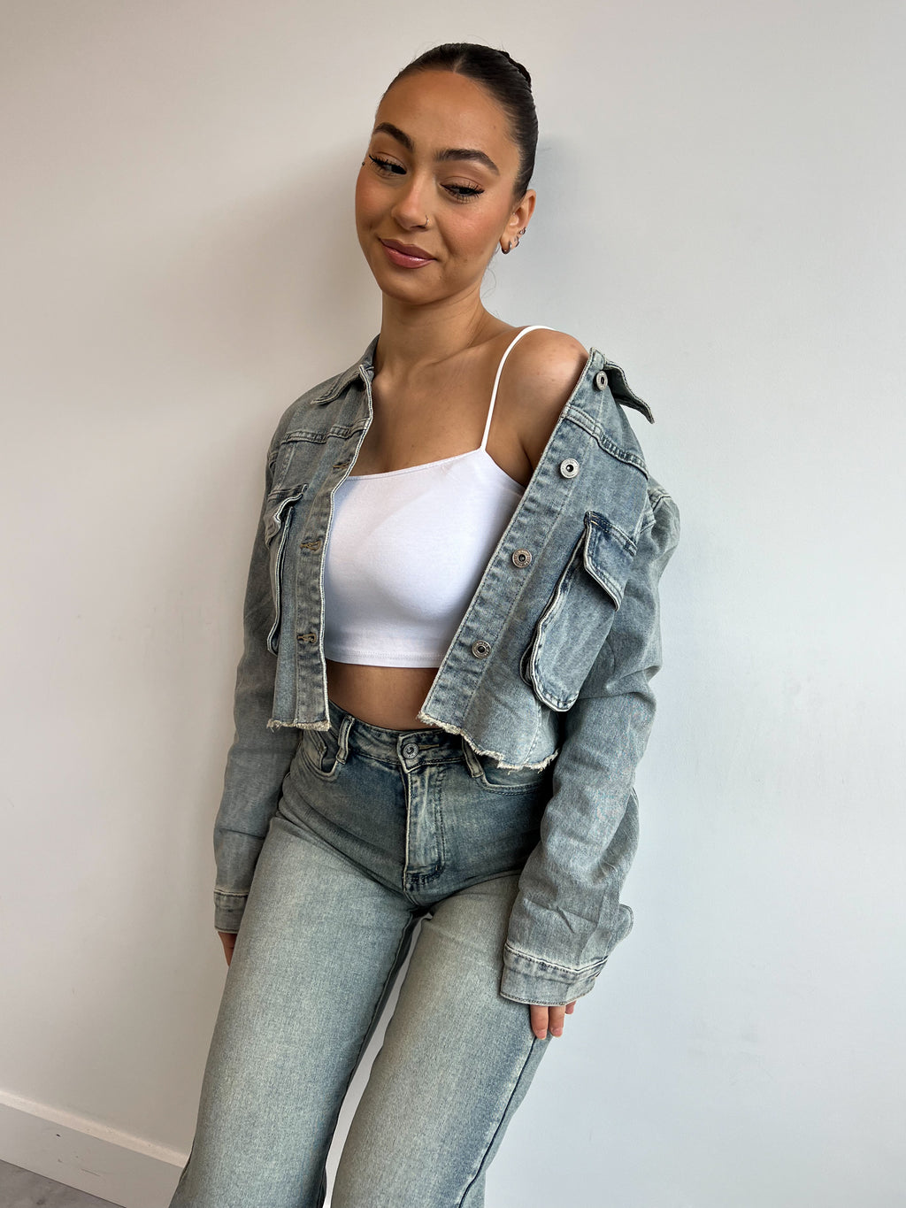 VINTAGE-WASCH-JEANSJACKE