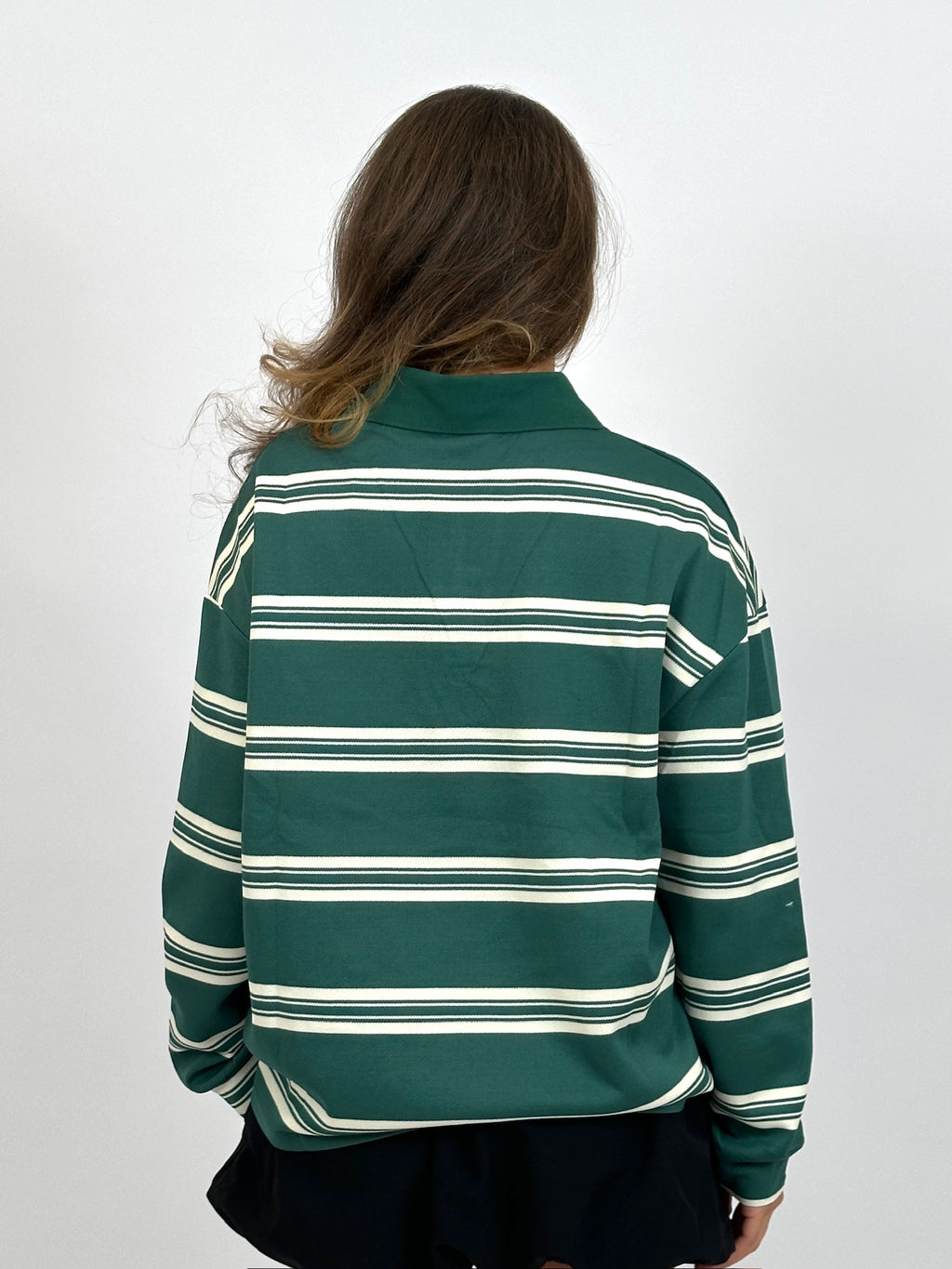 POLO WAFFLE LONGSLEEVE GREEN