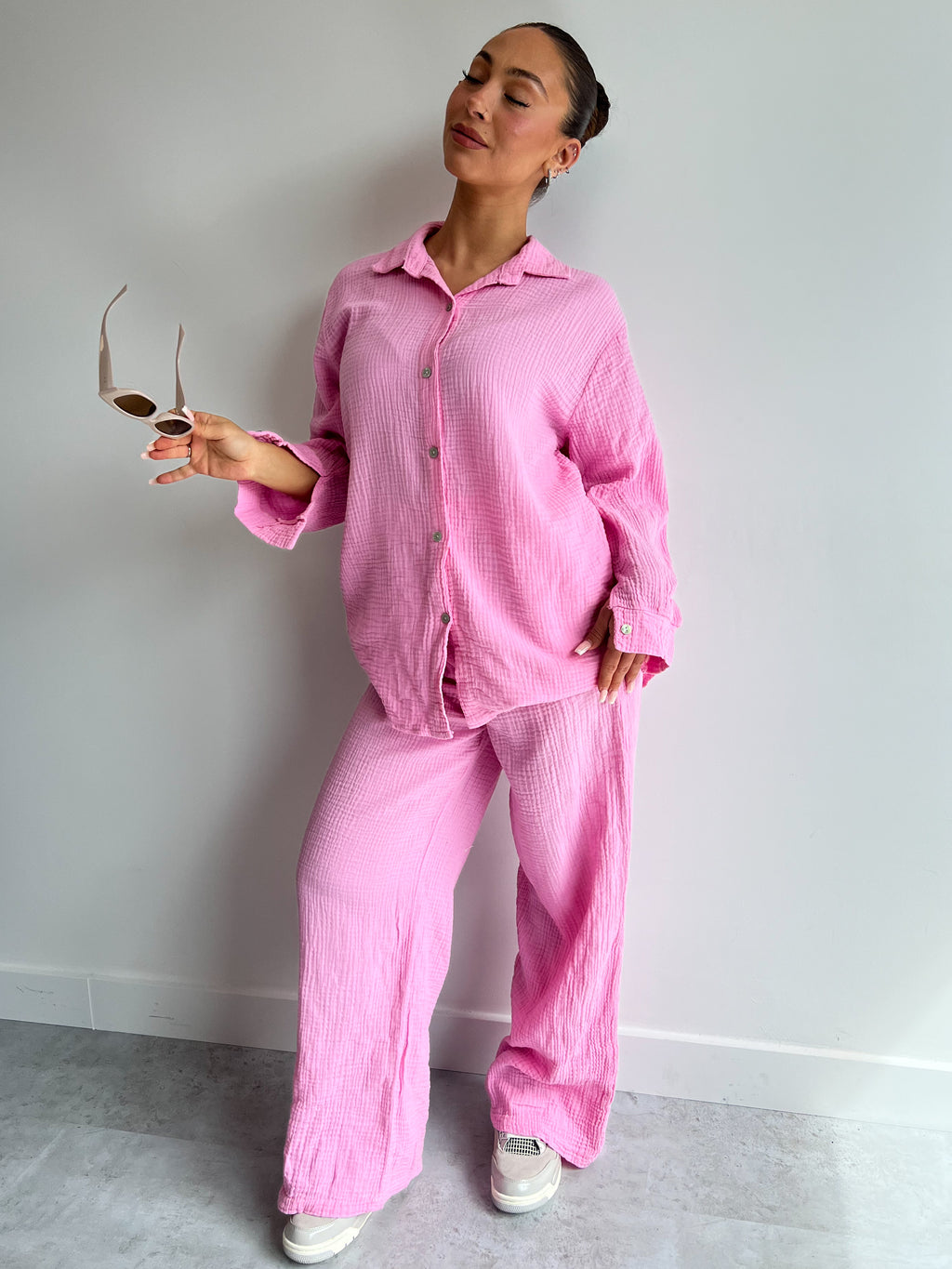 MUSTHAVE LINEN SET PINK