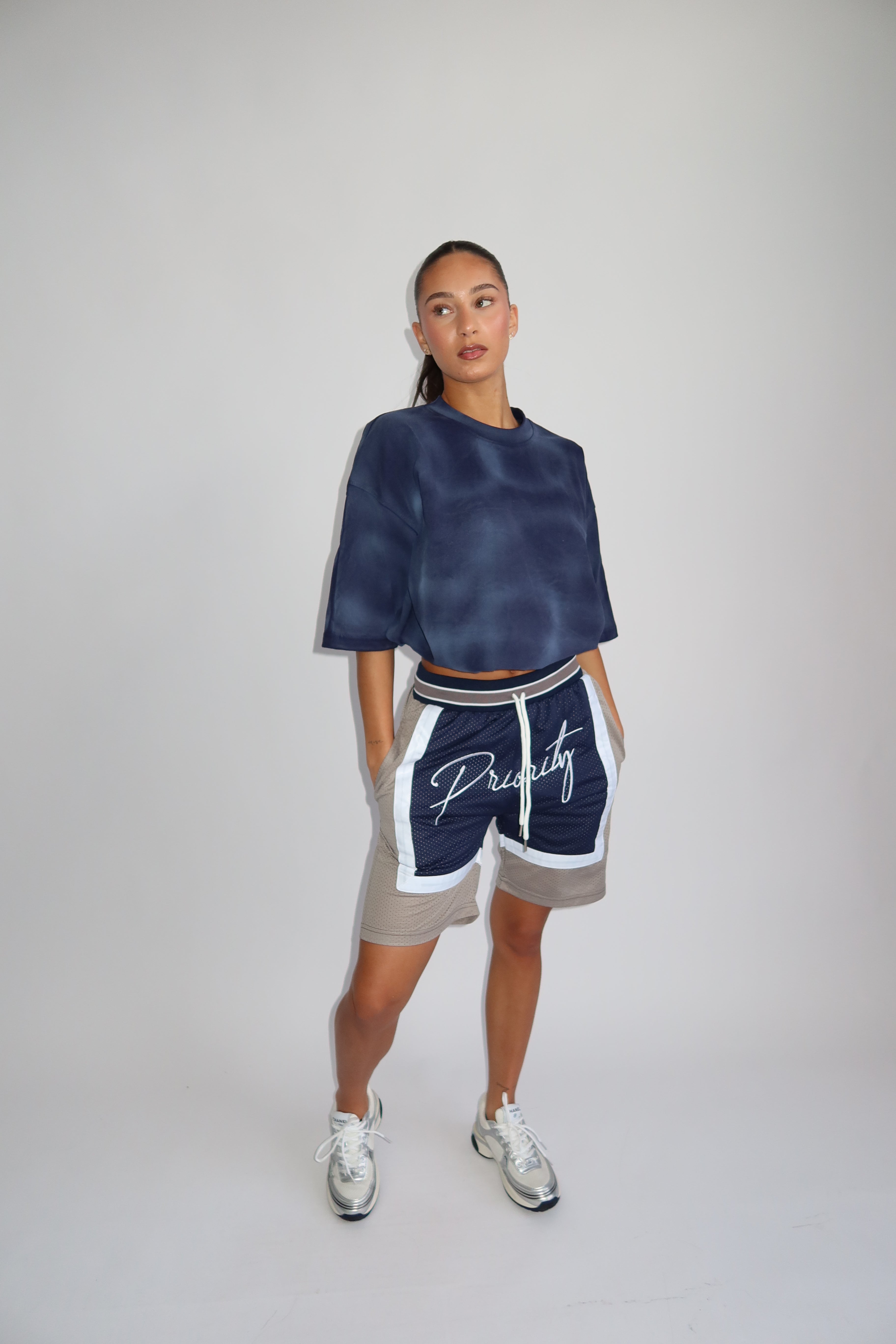 PRIORITY JERSEY LONG SHORT NAVY