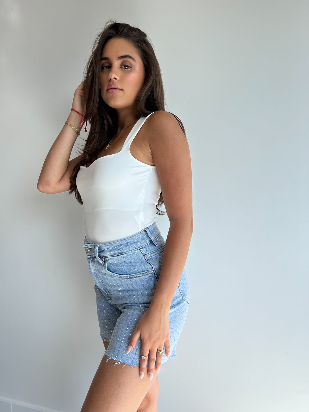 STRETCH-STRETCH-SHORTS IN LIMITIERTER AUFLAGE